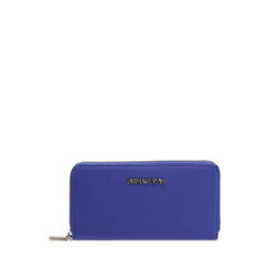 Portafogli viola in tessuto, New Collection, 215122519LYVIOLUNI, 001a