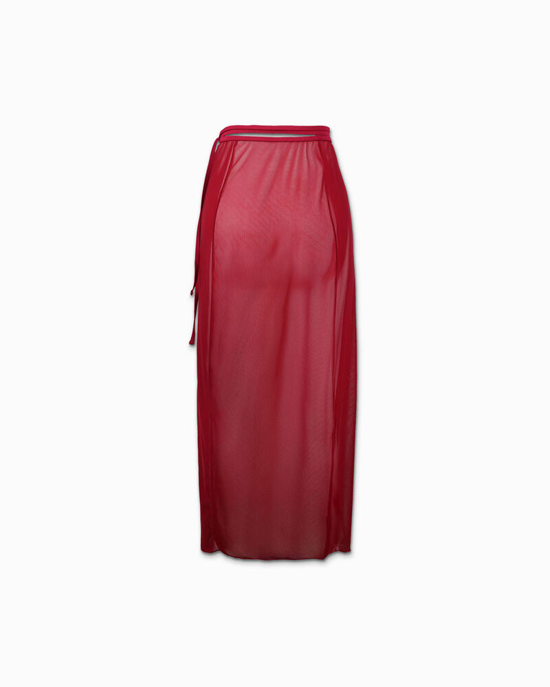 Cover-up para mujer burdeos en tejido image number null