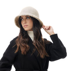 Cappello panna rotondo, 24D102654FUPANNUNI, 001a