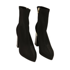 CALZATURA TRONCHETTI LYCRA NERO, Primadonna, 224974702LYNERO035, 002a