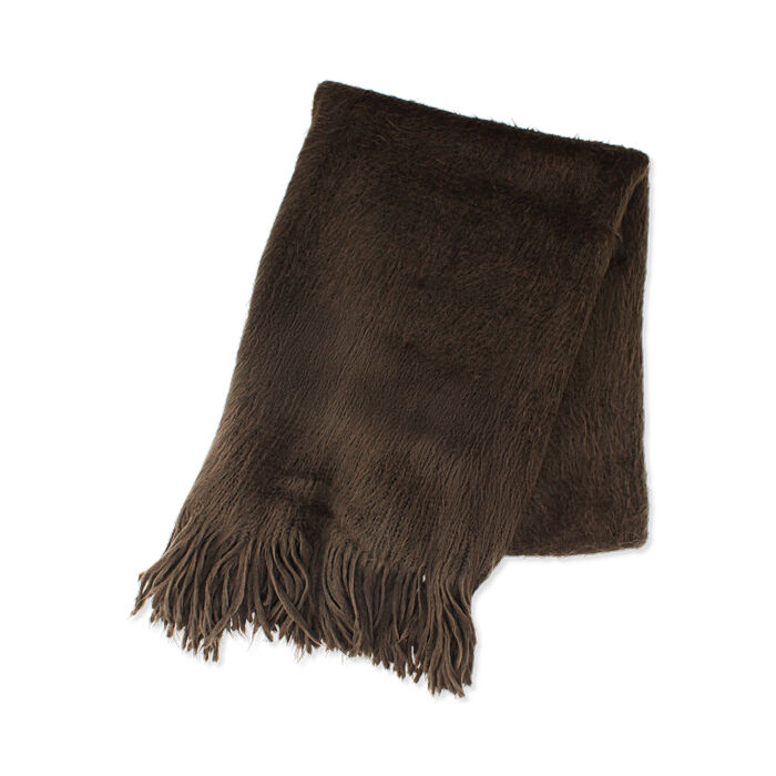 Écharpe en tissu brun foncé avec des détails uniques, Primadonna, 26B419803TSMOROUNI
