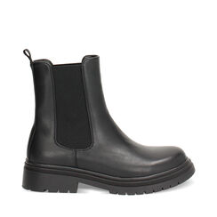 Boots Beatles noirs avec talon de 4,5 cm, Primadonna, 262810214EPNERO035, 001a