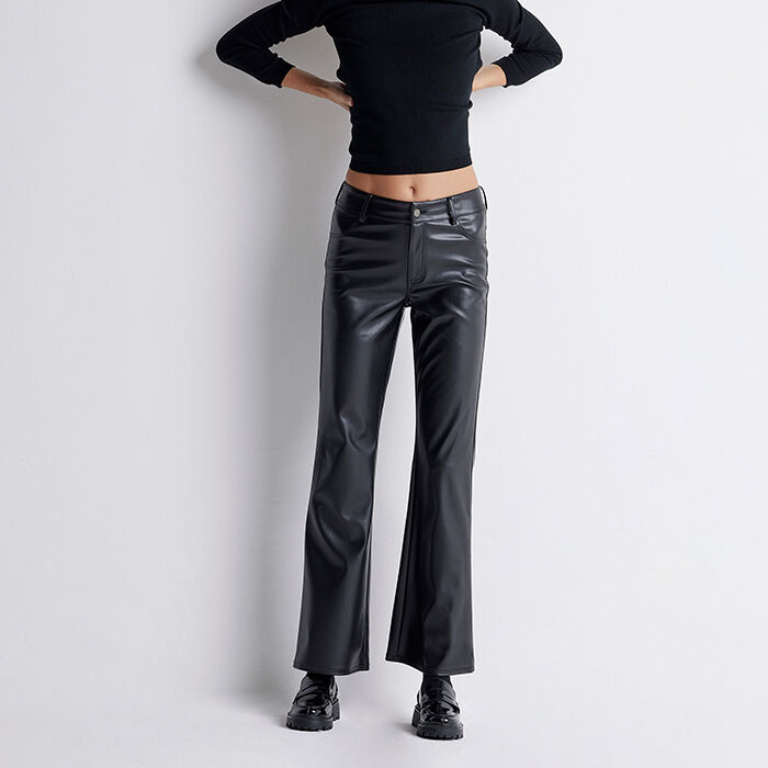 Pantalone nero zampa shop