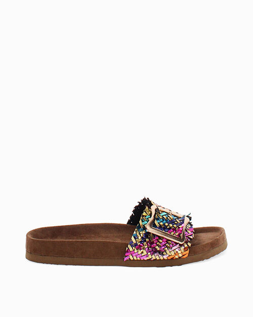 ZAPATOS BIRKENSTOCK SINTETICO PIEL TEJID, MULTI COLOR