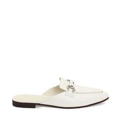 Sabots femme blancs en cuir, Primadonna, 257725526PEBIAN036, 001a