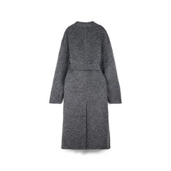 Abrigo gris de tela con detalles sofisticados, Primadonna, 261950802TSGRIGM, 005 preview