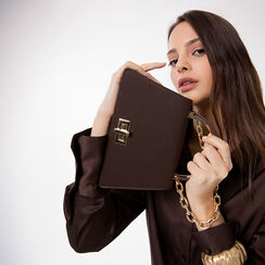 Mini bag testa di moro con tracolla removibile, Primadonna, 275126021LYMOROUNI, 002a