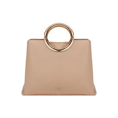 Bolso de mano beige con bandolera removible, Primadonna, 272323636EPBEIGUNI, 001 preview