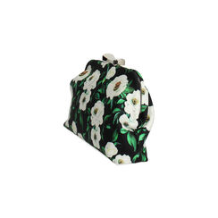 Pochette nera e bianca a fiori con tracolla removibile, Primadonna, 275126492RSNEBIUNI, 003 preview