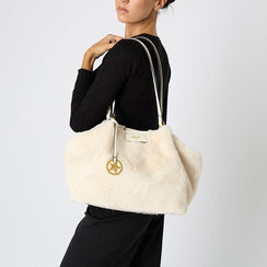 Sac porté épaule crème, Primadonna, 265700563FUPANNUNI, 002a