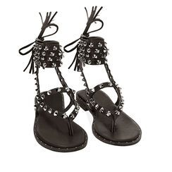 WOMEN SHOES FLAT SYNTHETIC NERO, Primadonna, 214988301EPNERO035, 002a