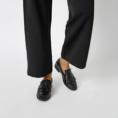 Mocasines negros en material sintético, Primadonna, 264904788ABNERO035, 002 preview