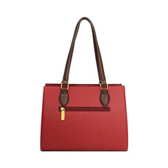 Borsa a spalla bordeaux bicolor, Primadonna, 265701343EPBORDUNI, 004 preview