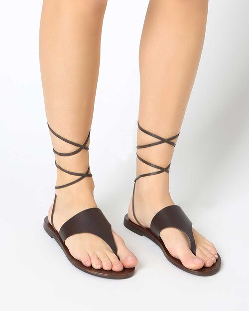WOMEN SHOES FLAT COW LEATHER MORO, 
