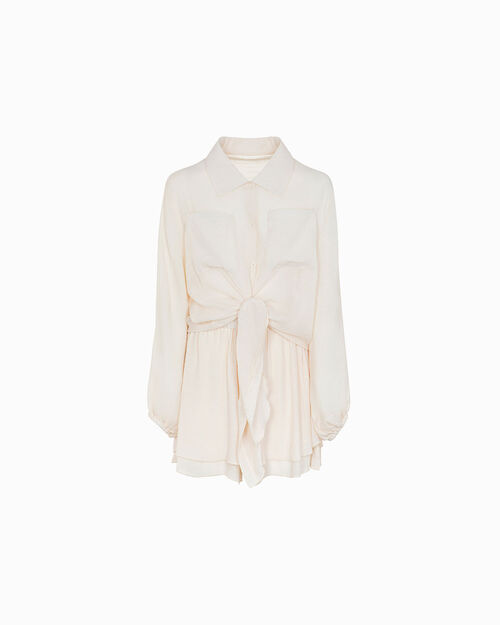 Conjunto de playa beige de encanto veraniego, BEIGE
