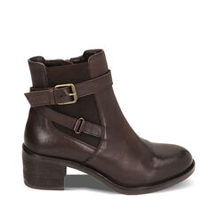 WOMEN SHOES BEATLES LEATHER MORO, Primadonna, 229440510PEMORO040, 001a
