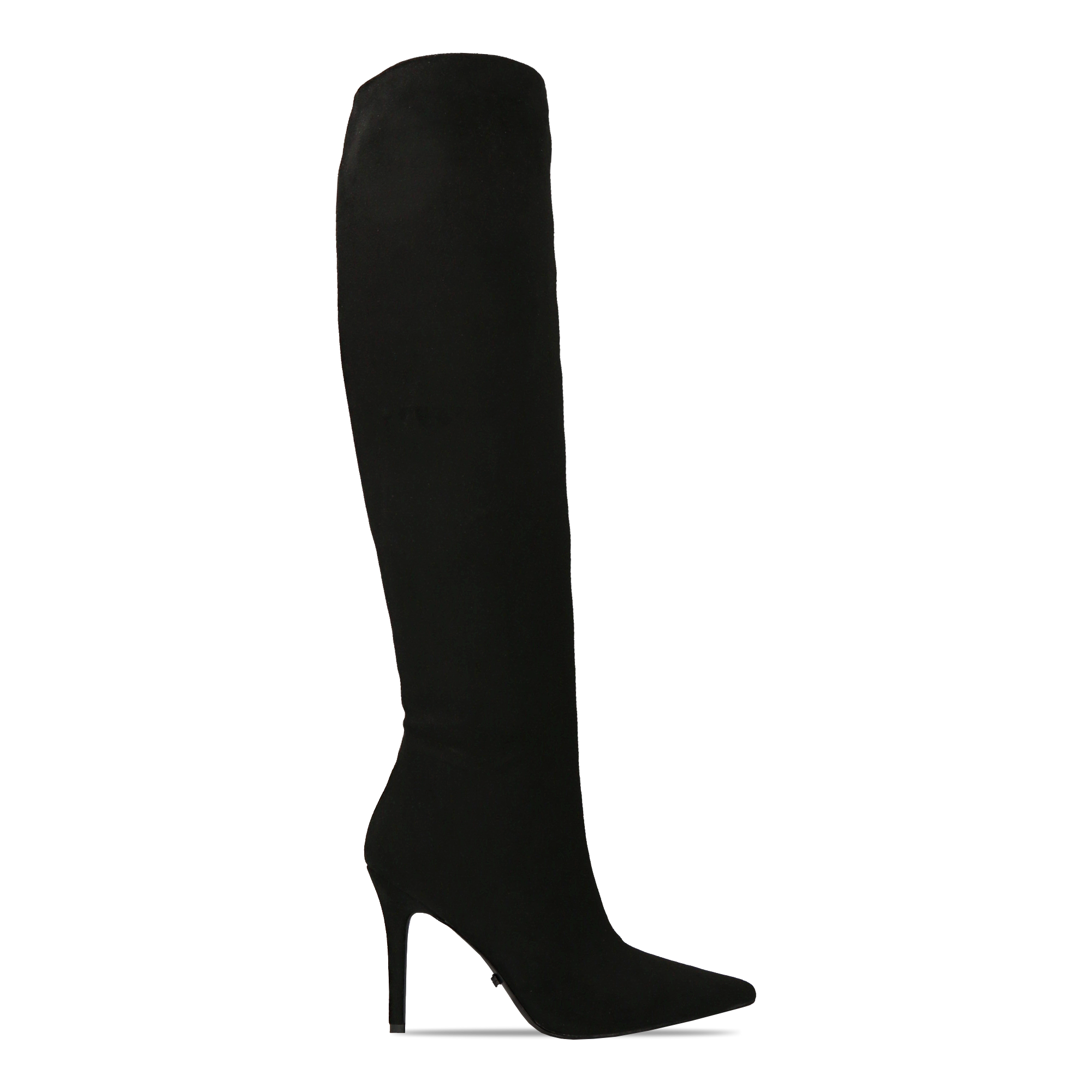 stivali alti con tacco