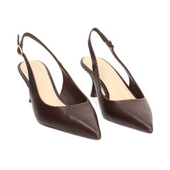 D&eacute;collet&eacute; testa di moro tacco 6 cm, Primadonna, 272118215EPMORO036, 003 preview