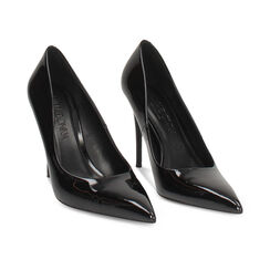 Salón negro con tacón de 10 cm de mujer, Primadonna, 262130616VENERO035, 003 preview