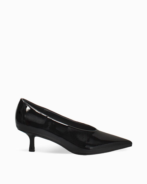 D&eacute;collet&eacute; nere tacco 5,5 cm, BLACK