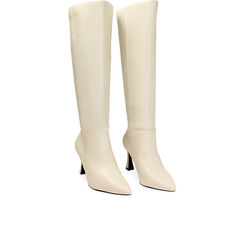 Botte blanche à talon aiguille, 242155320EPPANN036, 002a