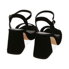 ZAPATOS SANDALIA SUEDE NERO, Primadonna, 21T201203CMNERO035, 003 preview