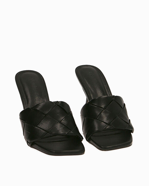 ZAPATOS ZAPATILLA ECO-PIEL NERO, BLACK