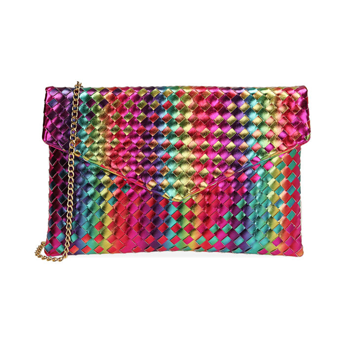 Pochette donna multicolor laminato | Primadonna Collection