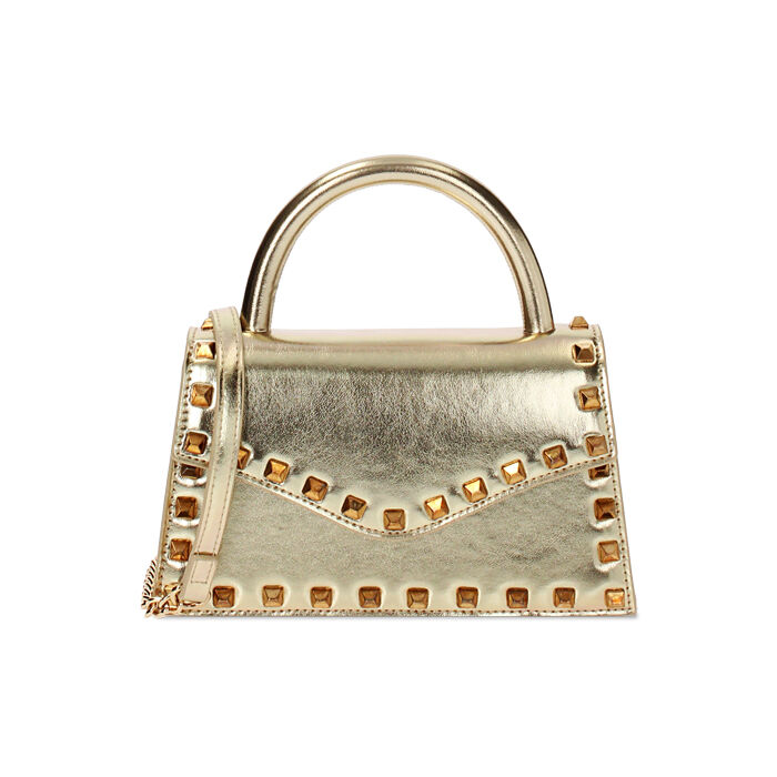 Minibolsa dorada con tachuelas, Primadonna, 235124746LMOROGUNI