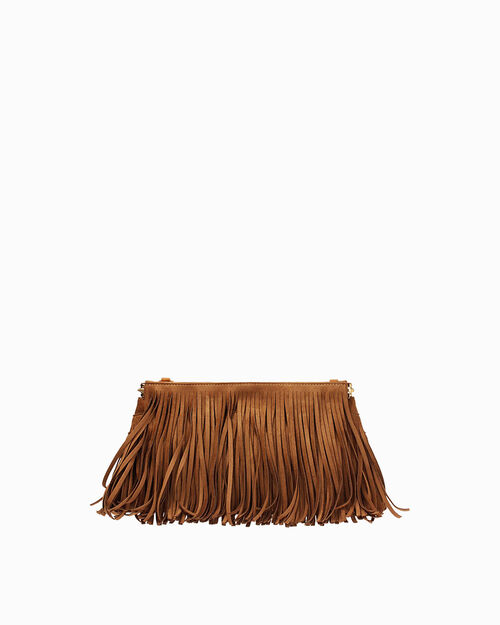 Pochette cognac con stile raffinato, COGNAC