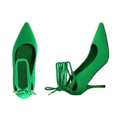 Décolleté de lycra verde, tacón de 8,5 cm, Primadonna, 182162815LYVERD036, 003 preview