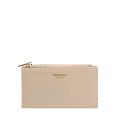 Portefeuille beige avec d&eacute;tails &eacute;l&eacute;gants, Primadonna, 275103063VEBEIGUNI, 001a