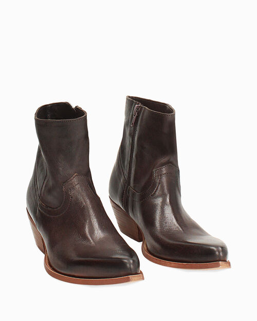 Texano in pelle testa di moro, DK BROWN