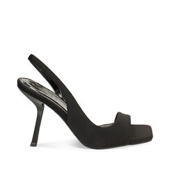 Sandalia con tacón mujer negra fashion, Primadonna, 252178111LYNERO035, 001a