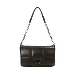BORSA BORSA A TRACOLLA SINTETICO NERO, Primadonna, 225125027EPNEROUNI, 001a