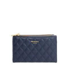 Portefeuille bleu marine au style &eacute;l&eacute;gant, Primadonna, 275102822EPBLUNUNI, 001a