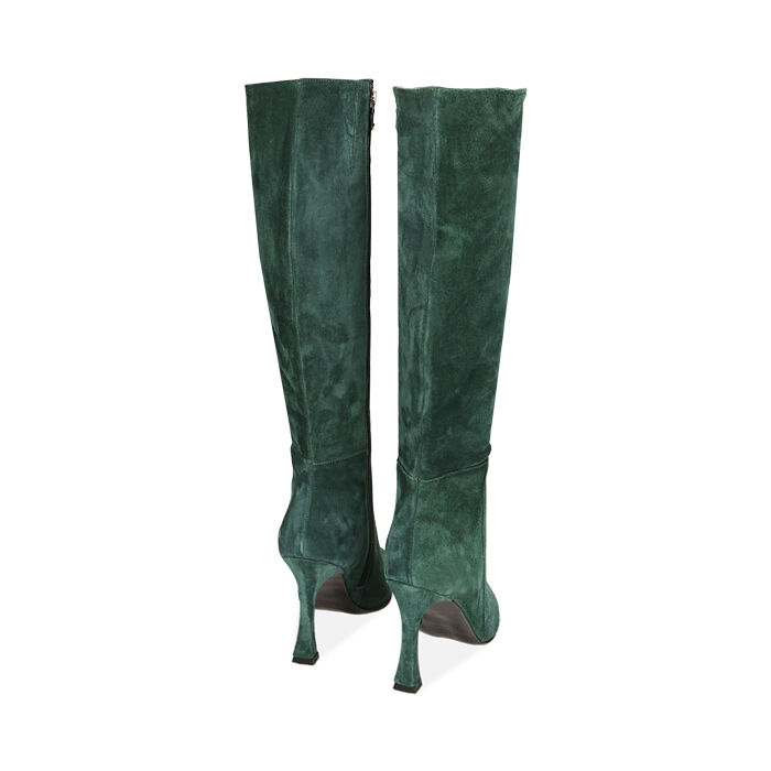 Stivali cheap verdi camoscio