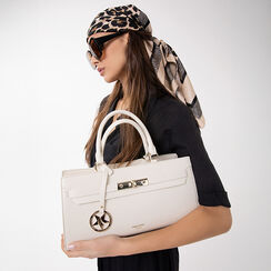 Sac &agrave; main cr&egrave;me avec bandouli&egrave;re amovible, Primadonna, 275700363EPPANNUNI, 002 preview