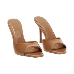 Mules open toe fango tacco 9,5 cm, Primadonna, 272159701VEFANG035, 003 preview