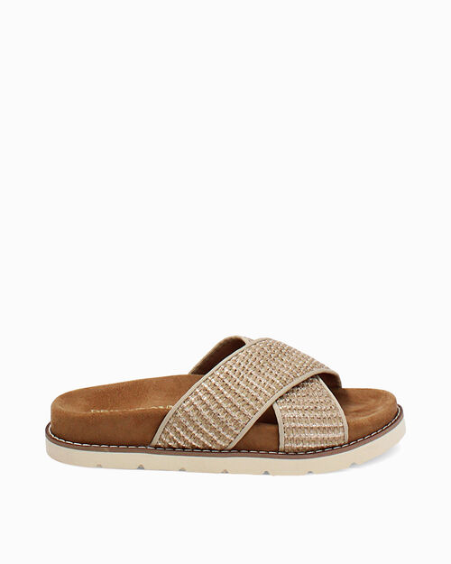 CALZATURA FUSSBETT RAFFIA BEIG, 
