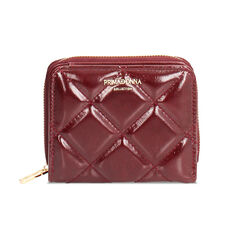 Portefeuille bordeaux brillant avec détails élégants, Primadonna, 265102407EUBORDUNI, 001 preview