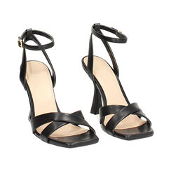 Sandale à talon femme noir avec bracelet, Primadonna, 252101906EPNERO035, 003 preview