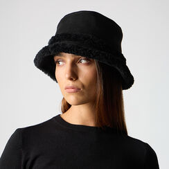 Cappello in microfibra nero, Primadonna, 26B417627MFNENEUNI, 002a