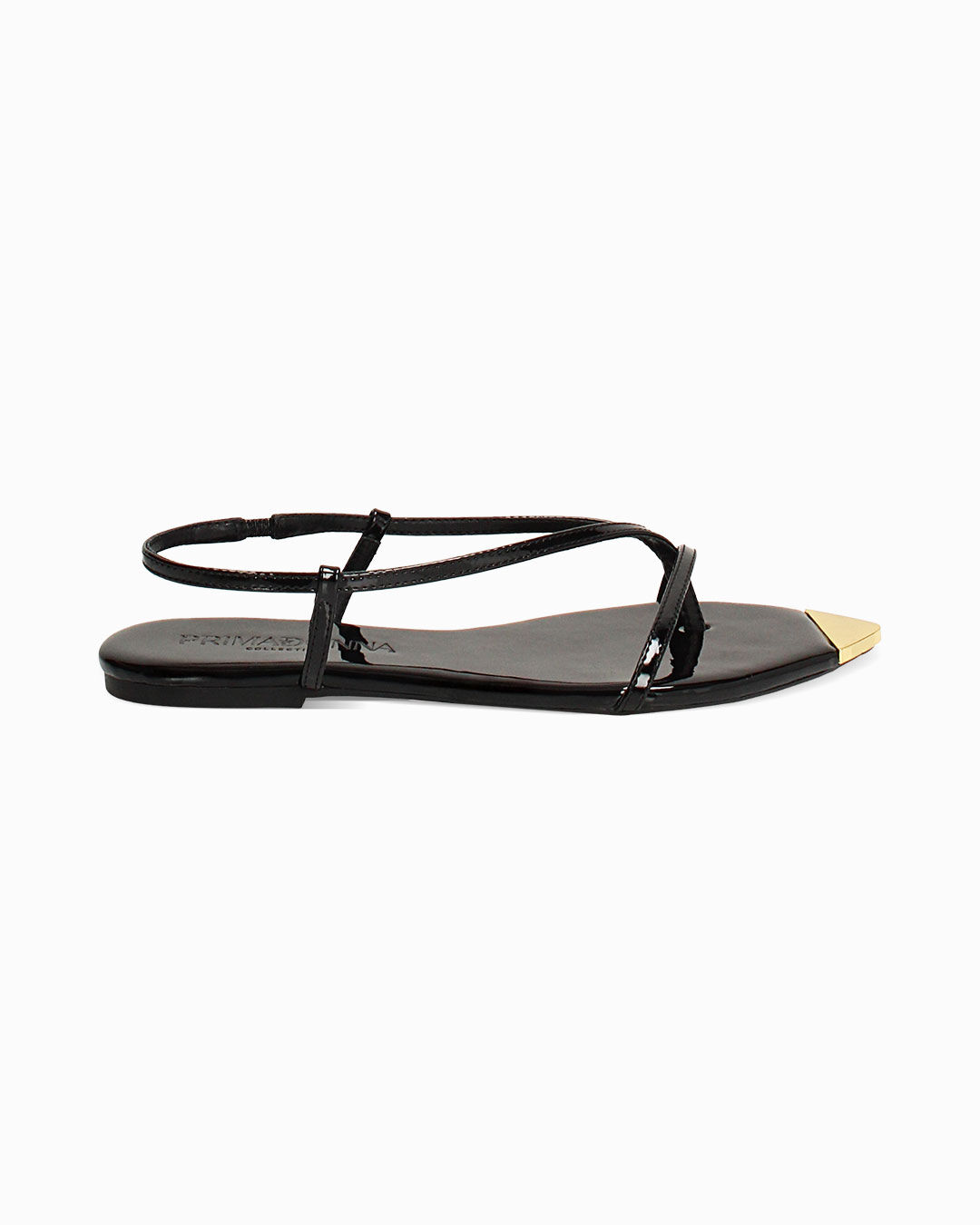 Sandali bassi neri stile minimal
