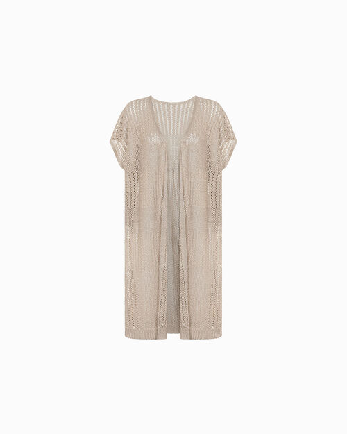 Poncho oro elegante y brillante, GOLD