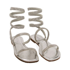 Sandali argento con strass, Primadonna, 214986601LMARGE039, 002 preview