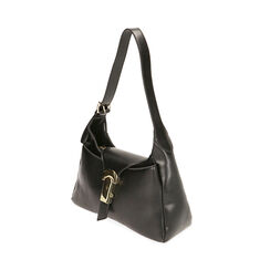Mini bag nera con fibbia metallica, Primadonna, 20D904916EPNEROUNI, 002 preview