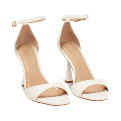 Sandales blanches talon 9,5 cm, Primadonna, 274961217EPBIAN035, 003 preview