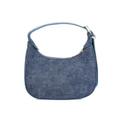 Mini bag donna jeans in tessuto, Primadonna, 255125841TSJEANUNI, 004 preview