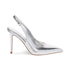 D&eacute;collet&eacute; argento tacco 10 cm, Primadonna, 272130641LMARGE036, 001 preview